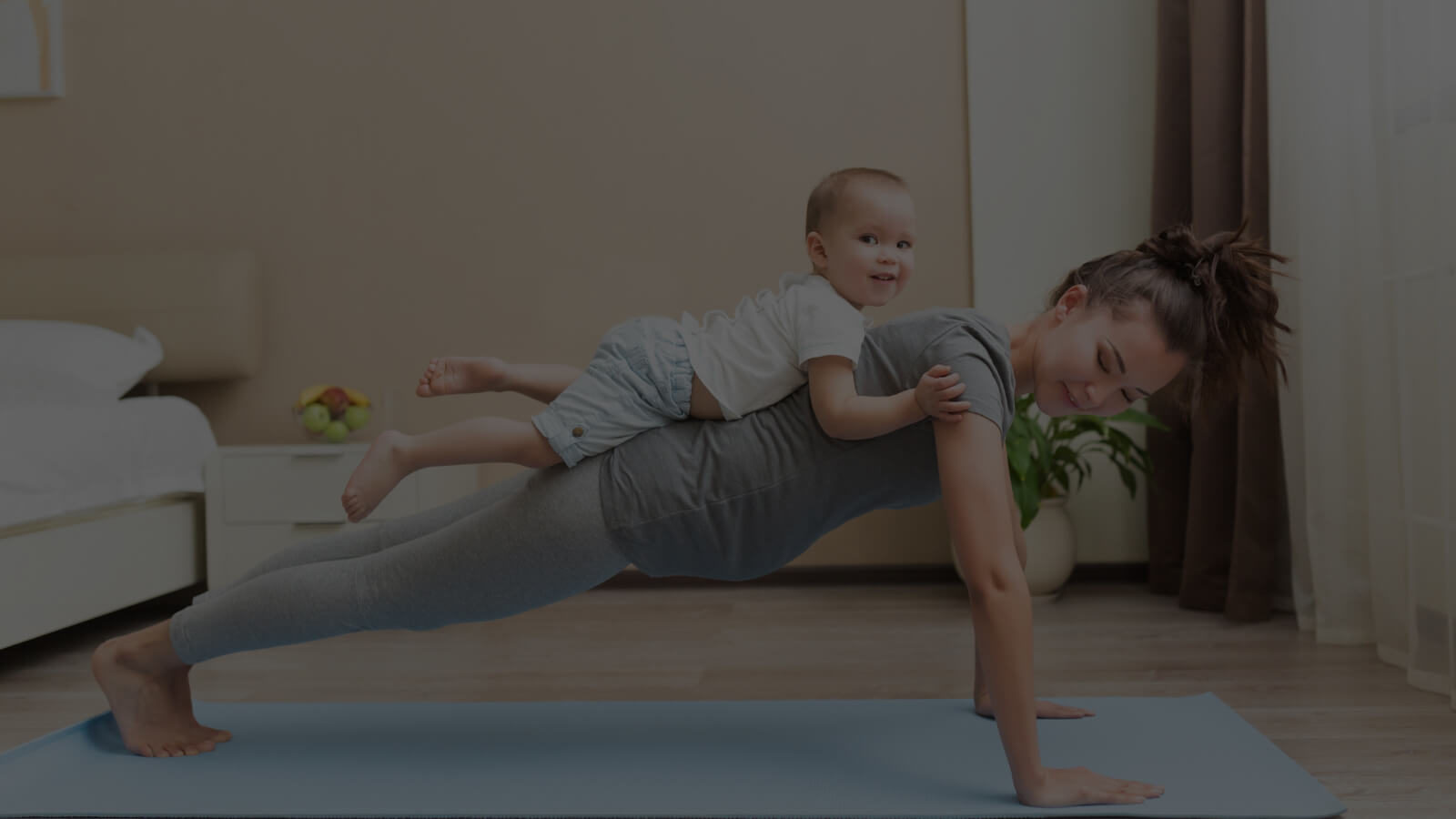 People doing yoga in a yoga studio